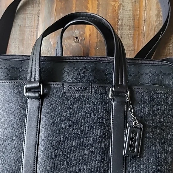 Coach Heritage Signature Embossed PVC Commuter - Picture 2 of 16